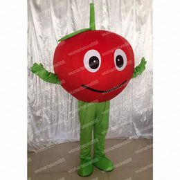 Halloween Red Apple Mascot Costume High Quality Cartoon Animal Theme Character Carnival Festival Fancy dress Adults Size Xmas Outdoor Party Outfit