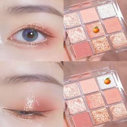 Eye Shadow Colour Pressed Matte Glitter Eyeshadow Palette Waterproof Long-lasting Pigment Diamond Shimmer Nude Shiny Makeup ToolEye