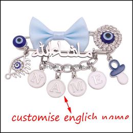 Pins Brooches Jewellery Zkd Customise English Name Muslim Islam Mashallah In Arabic God Willing Allah Baby Brooch Pin Drop Delivery 202 Dhekg