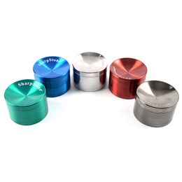 Wholesale Concave Herb Grinders Smoking Accessories With Unique Logo Multi Colours 4 Layers 4 Specifications Zinc Alloy For Glass Bongs 5925