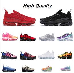 2022 Dropshipping tn plus running shoes for men women Air Triple Black White Cherry Fresh Atlanta Hyper Blue Bred Dark Stucco mens trainers sport sneakers size 36-47