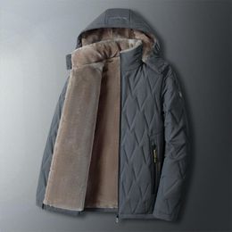urban coats Australia - Men's Jackets M713 Men Detachable Hooded Coat Fleece Thicken Casual Fashion Urban Breathable Skin Zipper Keep Warm Outdoor Wind Proof Outwea