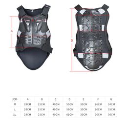 Motorcycle Apparel Vest Sleeveless Armor Spine Chest Back Protector Protective Gear EquipmentMotorcycle