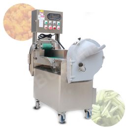 Commercial Cut French Fries Machine Multi Function Food Vegetables Cutting Machine 300-1000 kg / h