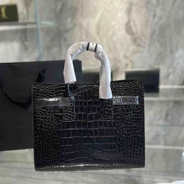 Shoulder Bag Bucket Bags Woman Totes Leather Handbag Women Fashion Alligator Designer Handbags Crossbody Bag Female Purses