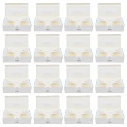 Gift Wrap 25pcs Egg Tart Boxes Dessert Containers Muffin Carriers With Clear WindowGift