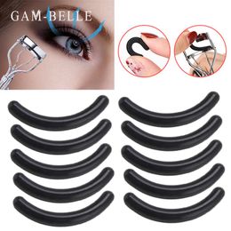 100pcs Black Replacement Eyelash Curler Refill Silicone Pads Makeup Styling Tool Eyelash Curler Replacement Pads