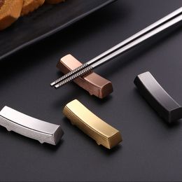 Bridge Shape Chopstick Holder Stainless Steel Coffee Spoon Support Holders Hotel Dinnerware Stand Home Kitchen Tools BH6359 TYJ