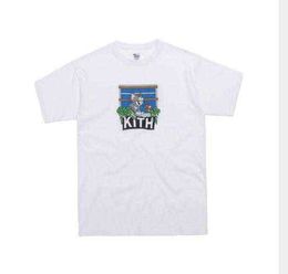 Kith Tom and Jerry Tee Man Women Casual T-shirt Short Sleeves Sesame Street l Fashion Clothes s Outwear Tops Quality t Shirts for Men Q12