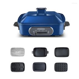 Bread Makers 220V Household Electric Waffle Maker Multi Frying Pan Pot Cooker Home Non-stick Grill Steaming Cooking Machine Phil22