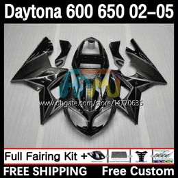 Frame Kit For Daytona 650 600 CC 02 03 04 05 Bodywork 7DH.24 Cowling Daytona 600 Daytona650 2002 2003 2004 2005 Body Daytona600 02-05 Motorcycle Fairing grey black