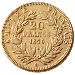 France 20 France 1856A/B Gold Plated Copy Decorative Coin metal dies manufacturing factory Price
