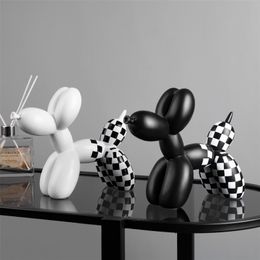Light luxury balloon dog decoration creative animal home living room soft outfit girl cute 220628