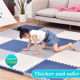 25cm Thick Baby Puzzle Mats Play Mat Kids Interlocking Tiles Toys Carpet Soft Climbing Pad EVA Living Room Tatami Play Mats 210402