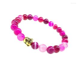 Beaded Strands Arrived Buddhism Bracelet For Women Men Maitreya Buddha Head And Sparkling Beads Amulet Gift Choose Provide Drop Trum22