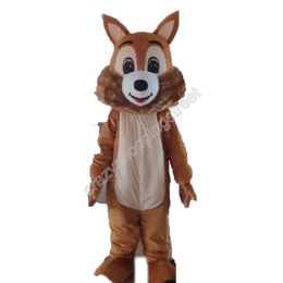 Halloween squirrel Mascot Costume High Quality Cartoon Animal Anime theme character Christmas Carnival Party Costumes