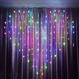 Party Decoration Love Heart String Light 2 1.5M Butterfly Curtain Wedding Garden Decor CParty