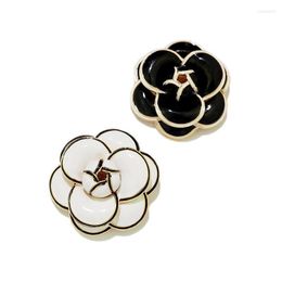 Pins Brooches Fashion Camellia Flowers Jewellery Broaches For Women Sweater Dress Lapel Clothes Brooch Roya22