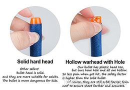 TOY Hot 7.2cm For NERF N-Strike Elite Series Refill Blue Soft Foam Bullet Darts Gun Toy Bullets 10pic xm