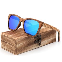 wooden gift boxes for men NZ - Sunglasses Handmade Fashion Wood Polarized For Men And Women Bamboo Wooden Sun Glasses Retro Style With Gift Box Gafas De SolSunglasses