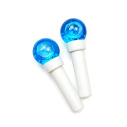 Multi-Functional Beauty Equipment Skin Care Cold Massage Roller Ball Glass Freeze Facial Glitter Rotation Ice Globes For Face