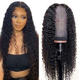 Lace Wigs Gaga Queen Deep Wave Lace Clsoure Wig 150% 180% Density 4x4 Lace Frontal Wigs for Women Human Hair Wigs