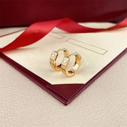 Hoop stud Earrings For Women Gold Earrings Fashion Indian Jewellery Luxury Quality Jewellery Korean Fashion Gift female Accessories wedding party elegant vintage