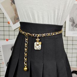Belts Waist Chain Women With Skirt Metal Suit Belt Decoration Versatile Thin WomenBelts