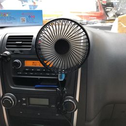 Electric Fans Universal 5V 360 Degree Rotation Adjustable Angle Car Air Vent USB Fan 3 Speed Electric with ON OFF Switc