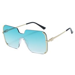 Designer Butterfly Sunglasses Womens Rimless Sun Glasses for Women Ladies Trendy with UV400 Protection JH7198