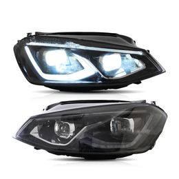 Car LED Headlight Accessory Fog Brake Reverse Head Lamp For VW GOLF 7 2014-2019 DRL Daytime Running Lights Front Lighting