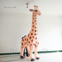 Simulated Inflatable Giraffe Model The Tallest Animal Balloon Large Airblown Giraffe With Long Neck For Parade Show