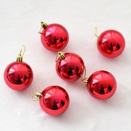 Christmas Decorations Bright Matte Balls Coloured Plating Tree Decoration Ball Pendant OrnamentsChristmas