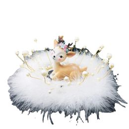 Interior Decorations Leisurely Cosy Deer Car Accessories Girl Style Auto Decoration Cute In The Forest Creative Sale Resin OrnamentsInterior