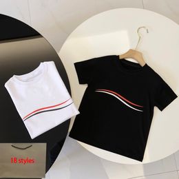 Família infantil, roupas de combinação de moda t shrits masculas tees impressos de verão tops roupas de pai-filho, camisetas respiráveis 18 estilos