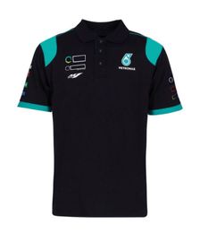 2022 F1 racing POLO shirt summer team lapel shirt same style customization