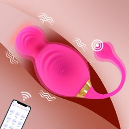 10 Frequency Vagina Vibrator G-spot Massage Silicone Wireless APP Remote Control Bluetooth Connect Clit sexy Toys For Women sexyo
