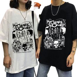 -My Chemical Romance MCR Dead New Thirt Black Parade Punk Emo Rock Summer T-shirt Nuova Tops di moda 2022