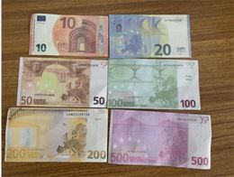 New Fake Money Banknote 10 20 50 100 200 US Dollar Euros Realistic Toy Bar Props Copy Currency Movie Money Faux-billets BES121HAL07U5T