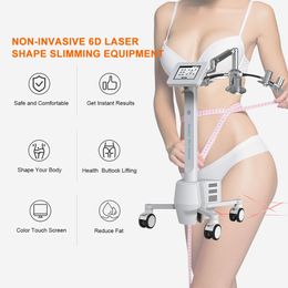 portable 6d laser 532nm 635nm lipolaser tech slimming green red light lipo laser therapy painless cellulite reduction fat loss equipment for whole body treatment