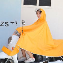 Cute Womens Rain Coats Waterproof With Hood Yellow Fashion Poncho Men Inpermeable Plastic Jacket Yagmurluk Rain Gear BE50rc 201016