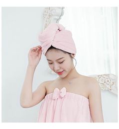 Towel Microfiber Hair Fast Drying Dryer Bath Wrap Hat Quick Cap Turban Dry Bahroom TowelsTowel