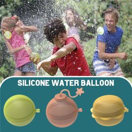 Water Bomb Splash Balls Reusable Water Balloons Absorbent Ball for Outdoor Pool Beach Party Favours Kids Toys
