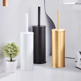 Luxury Golden Toilet Brush with Long Handle Creative Bathroom Cleaning Tool Set Accessories 220511