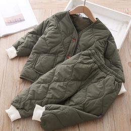 Clothing Sets Baby Girls Clothes Winter Snow Suit Fashion Jacket Coat Suits For Children Parka Down Kids Outfits SnowsuitClothing