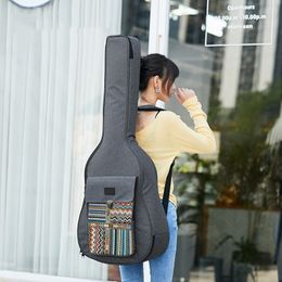 40 41 inch plus cotton guitar bag personality bohemian thickened folk cotton bag shoulder guitar bag factory spot