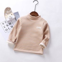 Spring & Autumn Fall Clothes for Kids Teen Girls Clothing Fashion Tees Baby Boys Tops Cotton Childrens Long Sleeve TShirts 220812