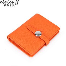 Genuine Leather Womens Wallets and Luxury Brand Design Hasp Square Wallet Fashion Card Holder Women Small Coin Purses