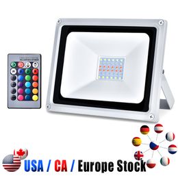 indoor led floodlights NZ - RGB LED Flood Light 30W 100W Color Changing Floodlight with IP66 Waterproof Wall Washer, Outdoor Uplighting With 16 Colors 4 Modes for Stage, Indoor, Party USASTAR