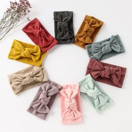 Baby Headband Hair Bow For Girl Bowknot Turban Elastic Headwrap Headbands 3150 T2